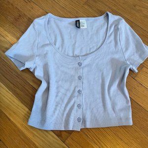 H&M Lavender Crop Top